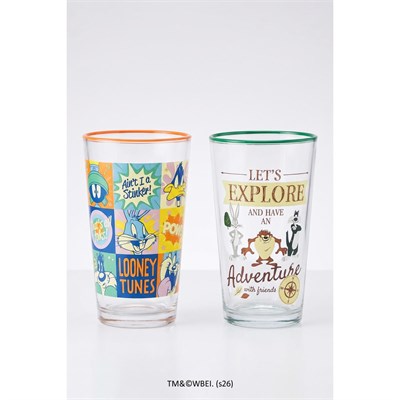 Rakle Looney Tunes 2li Meşrubat Bardağı Seti 570 Cc