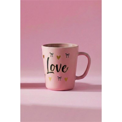 Rakle Love 2li Kupa Seti Pembe 380 Cc