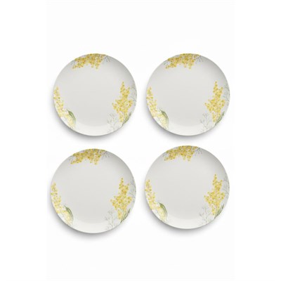 Rakle Mimosa Seramik 4lü Servis Tabağı Seti 25,5 Cm