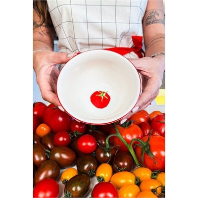 Rakle Pomodoro Stoneware 4lü Çorba Kasesi Seti 15 Cm