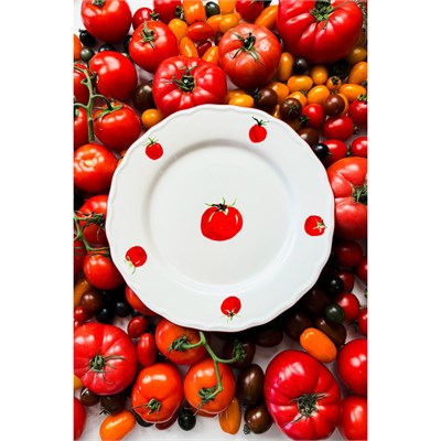 Rakle Pomodoro Stoneware 4lü Servis Tabağı Seti 28 Cm