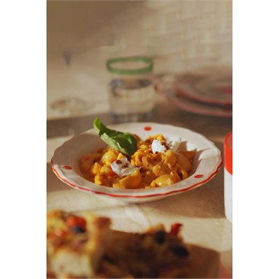 Rakle Pomodoro Stoneware 4lü Yemek Tabağı Seti 23 Cm
