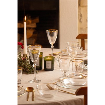 Rakle Pure Altın Yaldızlı 4lü Meşrubat Bardağı Seti 400 Cc