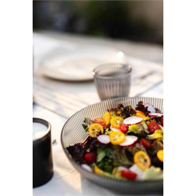 Rakle Splendid Cam 2li Salata Kasesi Seti Füme 25 Cm - 30 Cm
