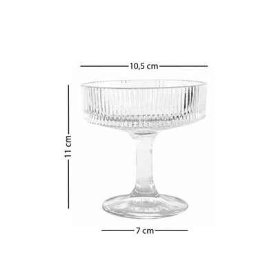 Rakle Splendid Gold 4lü Cup Dondurmalık Seti 190 Cc