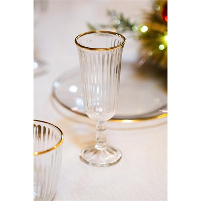 Rakle Splendid Gold 4lü Kahve Yanı Kadehi Seti 120 Cc