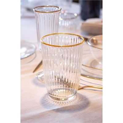 Rakle Splendid Gold 4lü Meşrubat Bardağı Seti 395 Cc