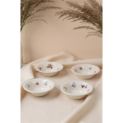 Rakle X Bengi Kurtcebe Anneanne Sofraları Porselen 4lü Reçellik Seti 11 Cm