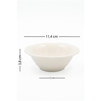 Rakle X Bengi Kurtcebe Anneanne Sofraları Porselen 4lü Reçellik Seti 11 Cm