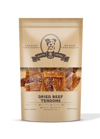 Rakun Kurutulmuş Dana Sinir Köpek Ödülü 350 Gr