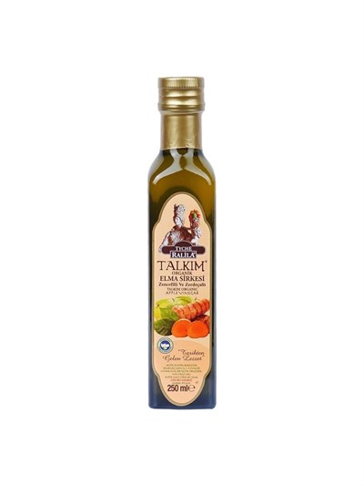 Ralila Organik Talkım Elma Sirkesi Zencefilli Zerdeçallı 250 ML