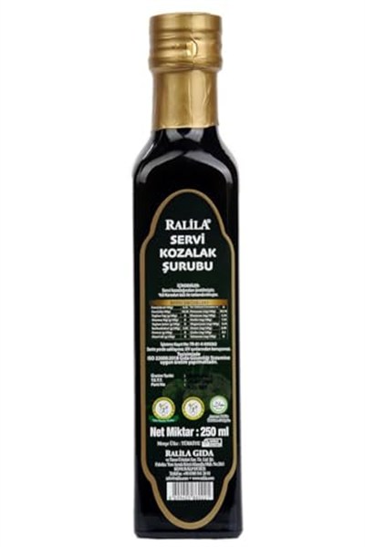 Ralila Servi Kozalak Şurubu 250 ml (Çocuklara özel yumuşak içim)