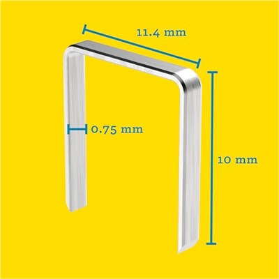 Rapid 53/10 5M Zımba Teli (Galvaniz) - Bedenler: 8 mm, 10 mm, 14 mm