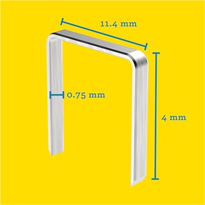 Rapid 53/4 1.6M Blister Zımba Teli - Seçenekler: 4 mm, 6 mm, 8 mm, 10 mm, 12 mm, 14 mm, 16 mm, 20 mm...
