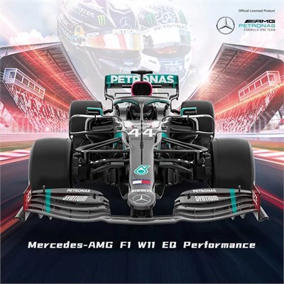 RASTAR RC Araba 1/18 Ölçekli 2.4 Ghz Mercedes-AMG F1 W11 EQ Performans Resmi Lisanslı RC Serisi Radyo Uzaktan Kumanda Araba