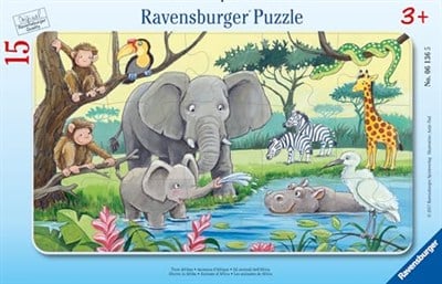 Ravensburger 15 Parça Hayvanlar Yapboz