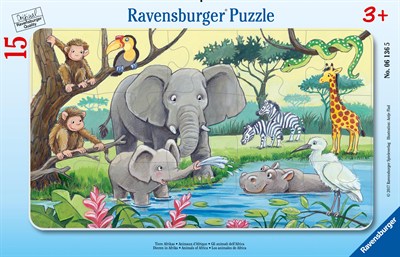 Ravensburger 15 Parça Hayvanlar Yapboz