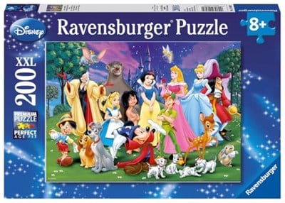 Ravensburger 200 Parça W. Disney Karakterleri Puzzle