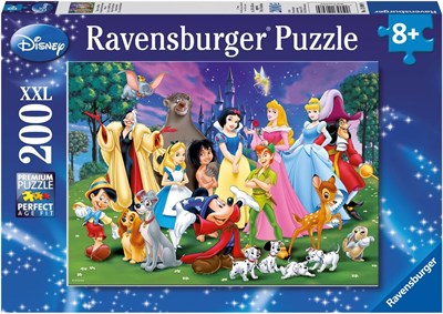 Ravensburger 200 Parça W. Disney Karakterleri Puzzle