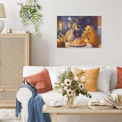 Ravensburger Disney 1000 Parça Leydi ve Sokak Köpeği Puzzle