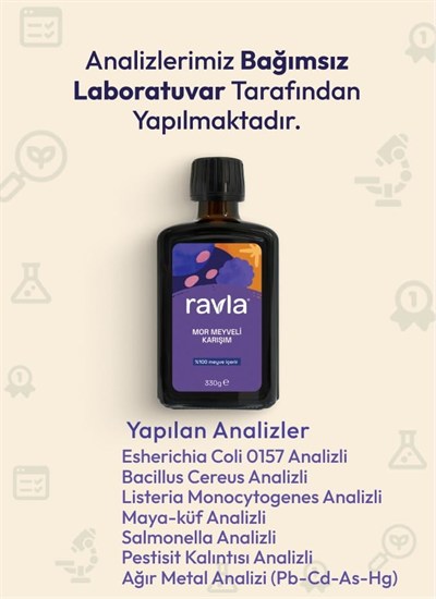Ravla Mor Meyveli Karışım - 330g