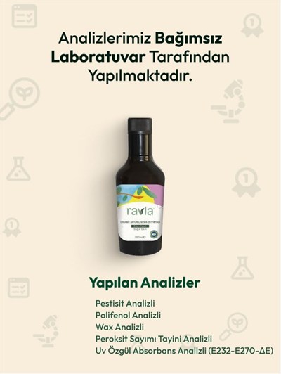 Ravla Organik Zeytinyağı – Bebek ve Çocuklara Özel Yüksek Polifenol Serisi 250ml