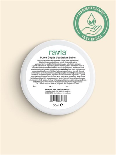 Ravla Purea Göğüs Ucu Bakım Balmı - 50ml