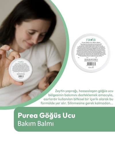 Ravla Purea Göğüs Ucu Bakım Balmı - 50ml