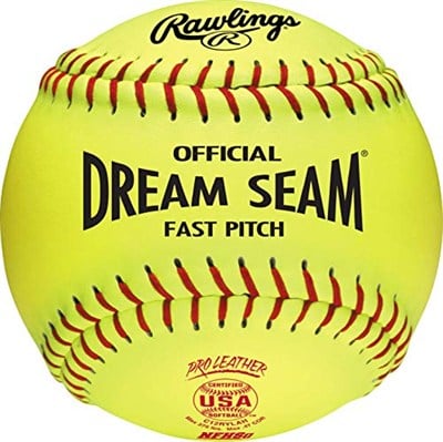 Rawlings | Official DREAM SEAM Fastpitch Softballs | 12
