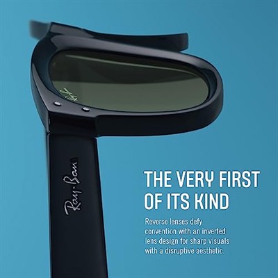 Ray-Ban 0RBR0502S 6677VR 50 Unisex Güneş Gözlüğü, Siyah, 50