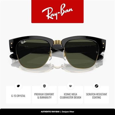 Ray-Ban Kadın Rb0316s Mega Clubmaster Kare Güneş Gözlüğü