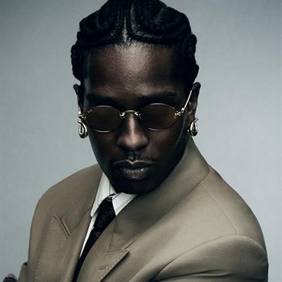 Ray-Ban RB 3929 001S2 54 A$AP ROCKY Unisex Oval Gold Aynalı Metal Güneş Gözlüğü