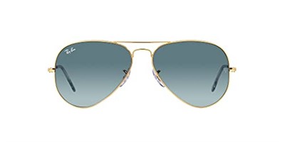 Ray-Ban Rb3025 Klasik Havacı, Altın/Mavi Gradyan Gri, 55 mm
