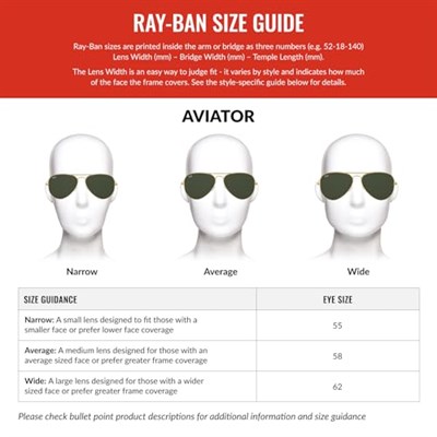 Ray-Ban Rb3025 Klasik Havacı, Altın/Mavi Gradyan Gri, 55 mm