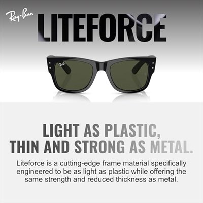 Ray-Ban Rb4840s Mega Wayfarer Liteforce Kare Güneş Gözlüğü