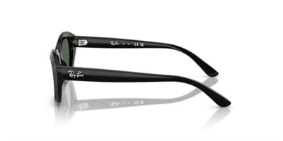 Ray-Ban RJ9081S Kelebek Güneş Gözlüğü, Siyah/Koyu Yeşil, 48 mm