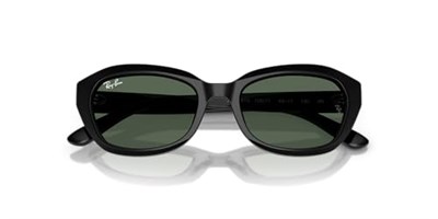 Ray-Ban RJ9081S Kelebek Güneş Gözlüğü, Siyah/Koyu Yeşil, 48 mm