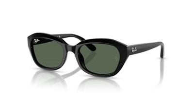 Ray-Ban RJ9081S Kelebek Güneş Gözlüğü, Siyah/Koyu Yeşil, 48 mm