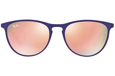 Ray-Ban Unisex Çocuk Güneş Gözlükleri 0RJ JUNIOR ERIKA METAL 252/2Y 50, Kahverengi,