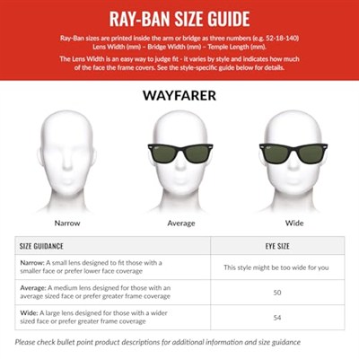 Ray-Ban Unisex Wayfarer güneş gözlüğü