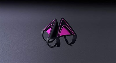 Razer Kitty Ears - Tüm Kraken Kulaklıklar için Kitty Ears (Krakeninize uyacak şekilde tasarlandı, Ayarlanabilir, Su Geçirmez) Neon