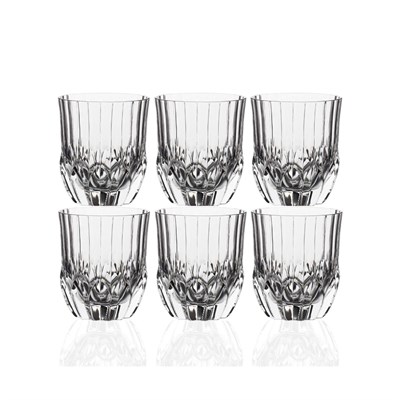 RCR Adagio Yüksek Kalite Cam 6lı Su Bardağı Seti 350 ml