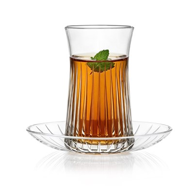 RCR Timeless 6lı Çay Bardağı Seti 140 ml Şeffaf