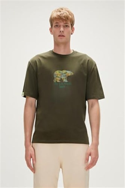 Re-Fınger Erkek T-Shirt - 23.01.07.007 Haki