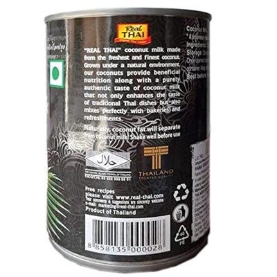 Real Thai Hindistan Cevizi Sütü 400 Ml