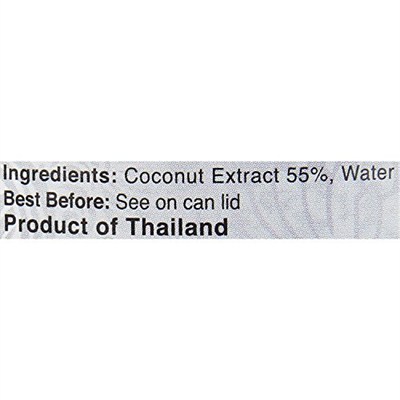 Real THAI Orijinal Tayland Mutfağı Hindistan Cevizi Sütü Lite, 14 fl oz 400 ml