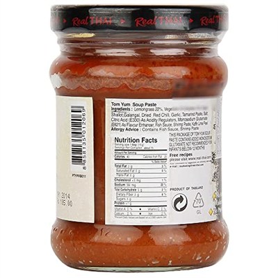 Real Thai Tom Yum Paste Sos 227 Gr