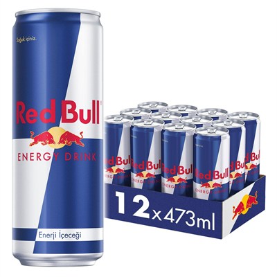 Red Bull Enerji İçeceği 473 ml (12li Paket, 12 x 473 ml)