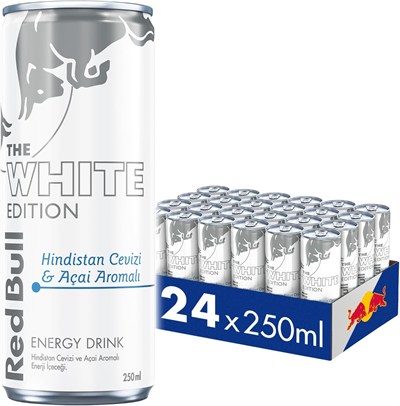 Red Bull Enerji İçeceği Hindistan Cevizi ve Açai 250 ml (24lü Paket 24x250 ml)
