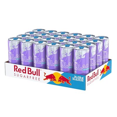 Red Bull Enerji İçeceği LILAC Edition, Pomelo 24 x 250 ml, Şekersiz